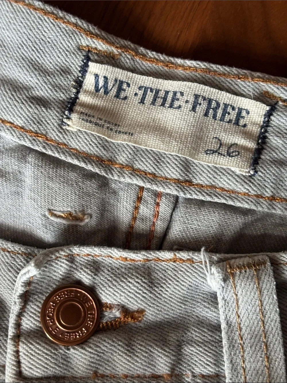 WE THE FREE DENIM SHORTS